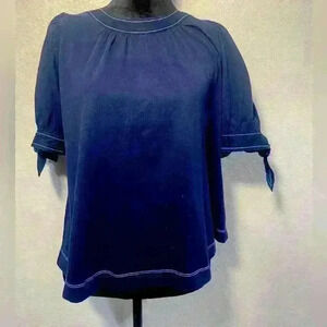 Navy Blue Women's Top